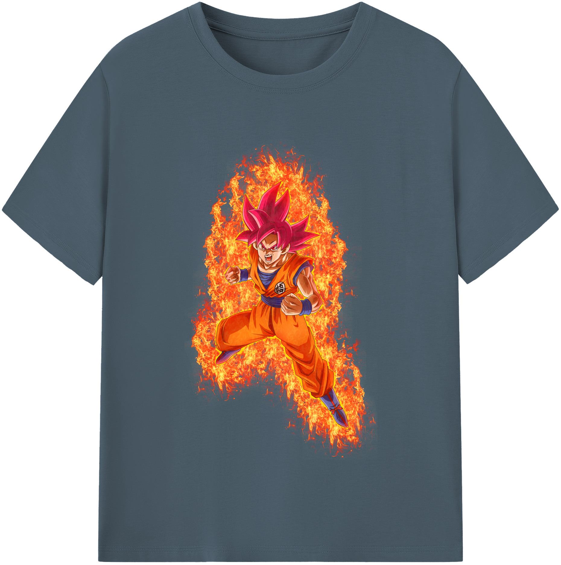（画像用） ドラゴンボール 孫悟空（そん ごくう）Son Goku カカロット DRAGON BALL Kakarotto 綿100％半袖Tシャツ（フロントプリント）
